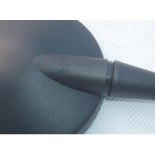 ZRCÁTKO ČERNÉ S HOMOLOGACÍ (MOŽNO PRAVÉ I LEVÉ)  -- M10X1,25  - KULATÉ